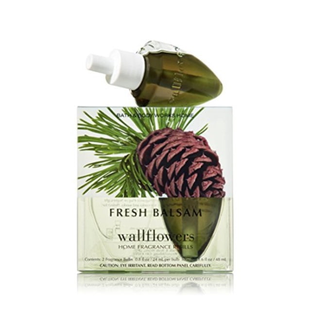 bath & body works fresh balsam wallflower refill signature collection 2