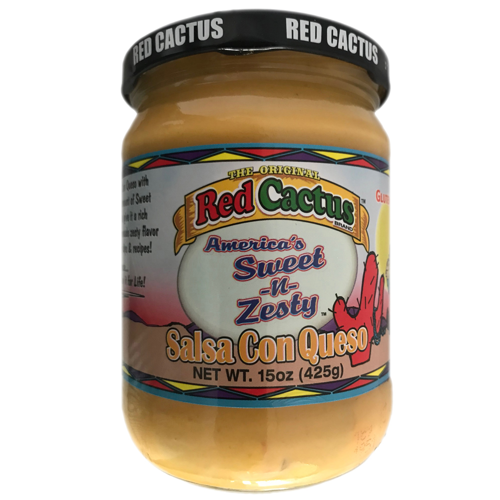 Red Cactus Sweeet -N- Zesty Salsa Con Queso