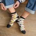 thumbnail image 3 of Naloa Retro Musical Ankle Socks for Women Non Slip Socks No Show Socks Classic Low Cut Casual Socks Casual Socks, 3 of 7