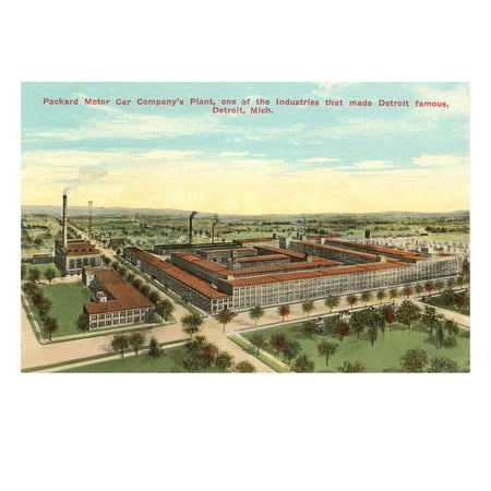 Packard Plant, Detroit, Michigan Print Wall Art