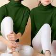 thumbnail image 2 of HAiming Women's Turtleneck Sweaters Long Sleeve Ribbed Knit Slim Bottom Shirts Fall Winter Casual Basic Pullover Tops, 2 of 5