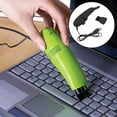 thumbnail image 2 of Desktop Vacuum Cleaner Dust Sweeper for Hairs Crumbs Keyboard Black, 2 of 8
