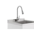 thumbnail image 6 of TRINITY BASICS EcoStorage® | 18x16x13 Basin | Stainless Steel Utility Sink | NSF | w/ Pull-Out Faucet | Chrome, 6 of 7