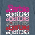 thumbnail image 3 of Barbie - Stacked Barbie Vday - Toddler And Youth Short Sleeve Graphic T-Shirt, 3 of 5