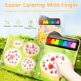 thumbnail image 2 of Jar Melo Finger Painting Pad Set for Toddlers 3+,7 Color Mess Free Coloring Books for Kids 4-8 Gifts,Non Toxic Fing Painting Kit with Ink Pad Design for Preschool Learning Education Activities, 2 of 6