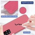 thumbnail image 3 of Compatible with Samsung Galaxy A51 5g Case Silicone Black Samsung A51 5g Phone Case Shockproof Thin Case Soft Cover (Camellia Red), 3 of 14