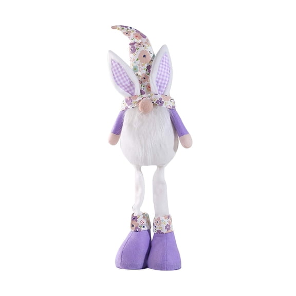 Eoozwa Colorful Dwarf Doll Long Legged Easter Ornament for Home Tabletop Shelf Decor Spring Holiday Gnome Gift Decoration Supplies