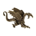 thumbnail image 4 of simhoa Statue de Petit Dragon Volant en Laiton 6,5x3,8 cm pour Entrée Accessoires de Table, 4 of 8