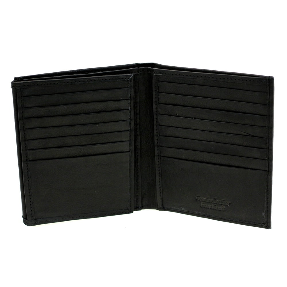 Paul & Taylor Mens Hipster Wallet Flap Out Picture Window 20 Credit