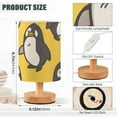 thumbnail image 3 of Cute Fat Penguin Bedside Desk Lamp LED Table Nightstand Lamps Warm Light Fabric Lampshade for Home Bedroom Office Living Room Decor, 3 of 7