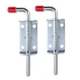 thumbnail image 2 of CIMAXIC 2pcs DIY Airplane Boat Model Tailgate Latch Fastener Lock Stainless Steel Iron Spring Pin Latch Lock Assembly for Utility Trailer Gate,5.51"X1.57"X0.98", 2 of 4