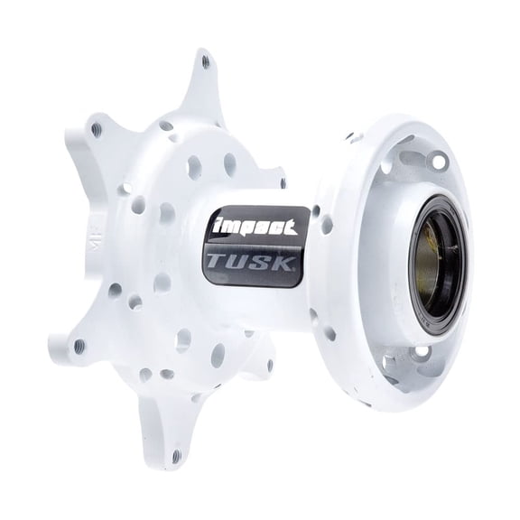 Tusk Impact Motorcycle Hub - Front White for Ktm 300 Xc-W Six Days 2014-2015