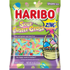 HARIBO Zing Sour Easter Grass Gummies Assorted Fruit Flavored Sour Gummy Candy, 4oz, Share Size Peg Bag