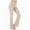 #Beige, variant on DPTALR Women's High Waist Hip Lift Yoga Pants Solid Color Elastic Fitness Exercise Long Leggings,Dark Gray,Size M