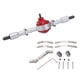 thumbnail image 1 of Eje de transmisión de puente trasero de metal para WPL D12 RC, accesorios de actualización (plata y rojo), 1 of 14