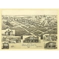 thumbnail image 3 of Fowler 24x18 Black Modern Framed Museum Art Print Titled - Wolfe City Texas - Fowler 1891, 3 of 5