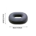 thumbnail image 3 of Ctnporpo Seat Cushion Donut Pillow for Tailbone Hemorrhoid Pillow Black Donut Cushion Postpartum Memory Seat Cushion Candey Butt Pillow Donut for Sitting Pressure Ergonomic Cushion, 3 of 8