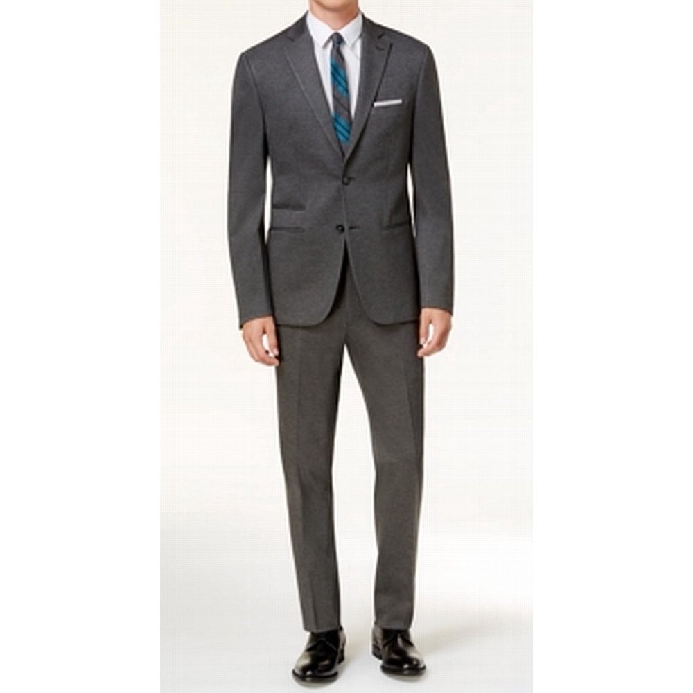 Calvin Klein Calvin Klein Mens 40R Two Button Slim Fit Suit Set