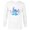 White, variant on Disney Stitch with Flowers & Butterfly Easter Spring Vibes - Long Sleeve T-Shirt for Men - Customized-White