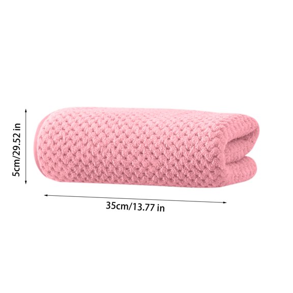 AZXY 1 Pc Bath Towels On Clearance,Towels Bathroom,Coral Velvet Soft Absorbent Washcloths Pink,Thick Towel Bath Clearance