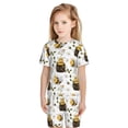 thumbnail image 5 of Balery Honey Bee Insect Conjunto de Pijama Infantil de Manga Corta con Estampado – Ropa de Dormir de Algodón Suave-Small, 5 of 5