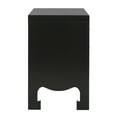thumbnail image 5 of Safavieh Nero 3-Drawer Solid Contemporary Night Stand, Black, 5 of 10