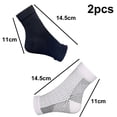 thumbnail image 2 of Dinheiro Calcetines de compresión deportivos Calcetines de compresión para deportes al aire libre Tobillera con cuerda para saltarnegro+blanco, 2 of 5