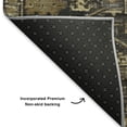 thumbnail image 5 of Addison Rugs Mayfield Premium Machine Washable Traditional Global Brown Round Rug, 8' x 8', 5 of 6