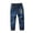 Blue, variant on Staki Baggy Pants for Boys Boys Jeans Kids Elastic Waist Straight Leg Denim Pants with Drawstring(Dark Blue,13-14 Years)