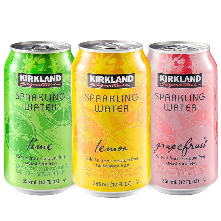 Kirkland Signature Sparkling Water, Variety, 12 Ounce (35 Count
