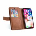 thumbnail image 4 of For Apple iphone X Wallet Leather Case Shockproof Multifunction Zipper Card Pocket Cover, 4 of 6