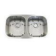 thumbnail image 5 of 50/50 Double Bowl - Undermount & Overmont Styles - 18 Gauge, 304 Stainless Steel Kitchen Sink - Deep Draining Sinks, 5 of 5