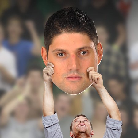 UPC 889759000079 product image for Fathead NBA Orlando Magic Nikola Vucevic Big Head Cutout | upcitemdb.com