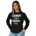 thumbnail image 3 of Anti Valentines Day Love Stinks Women's Long Sleeve T Shirt Brisco Brands M, 3 of 6