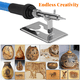 thumbnail image 3 of Kit para pirograbado, herramienta profesional para pirograbado, herramientas creativas para bricolaje, quemador de madera para estampación, tallado y pirograbado, 3 of 7