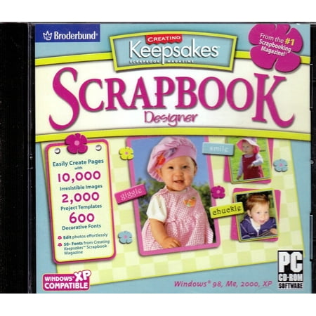 Scrapbook Designer PC CDRom from Creating Keepsakes Scrapbook Magazine - 10,000 Images + 2,000 Templates + 600
