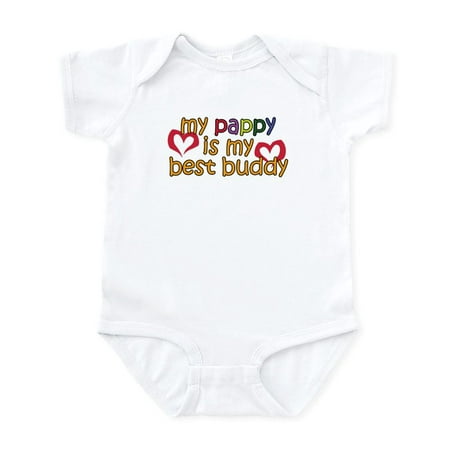 

CafePress - Pappy Is My Best Buddy Infant Bodysuit - Baby Light Bodysuit Size Newborn - 24 Months