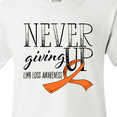 thumbnail image 4 of Inktastic Never Giving Up Limb Loss Awareness Orange Ribbon Youth T-Shirt, 4 of 5