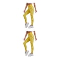 thumbnail image 3 of Jumpingount Mujeres Butt Leggings Tie Dye Pantalones largos sin costuras Push Up Hip Lift Pantalones de chándal de cintura alta Medias para correr Type2 NO2, 3 of 6
