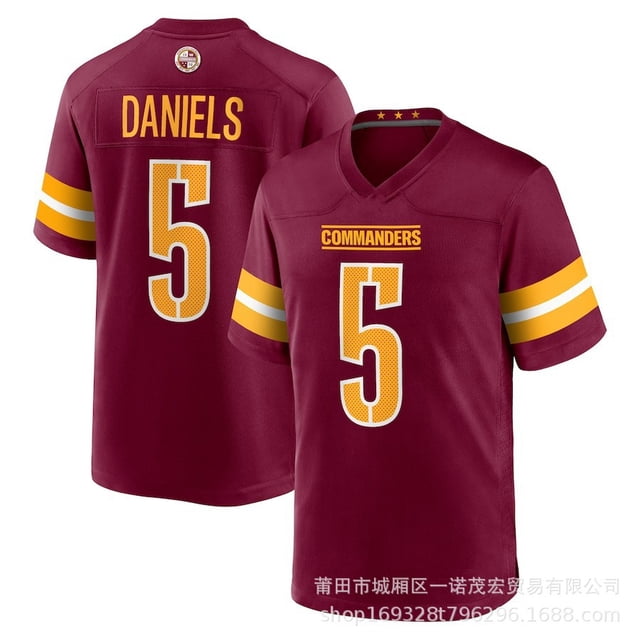 Maillot de l'Équipe Commander Costume de Football Brodé 5#DANIELS 99# Jeune