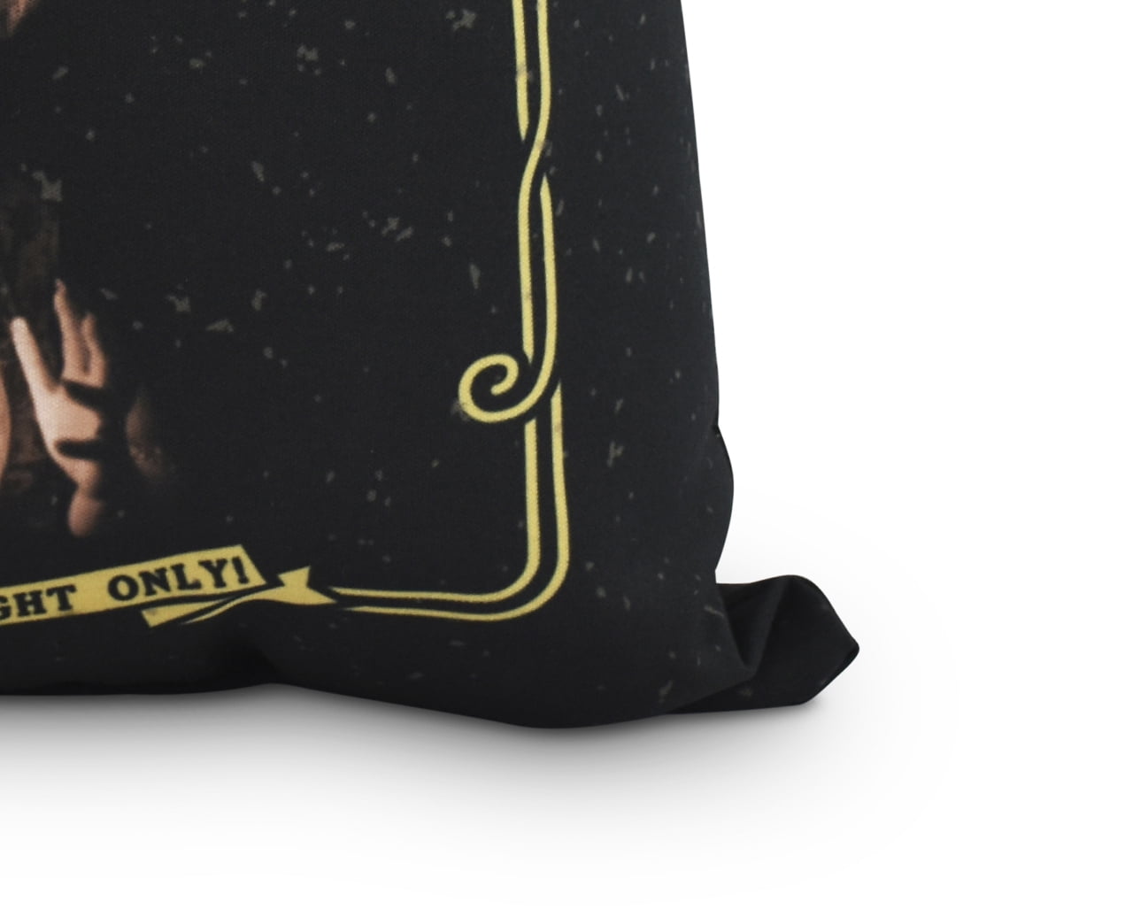 Madame Psychic 26 Inch Gold/Yellow Halloween Print Decorative Throw Pillow