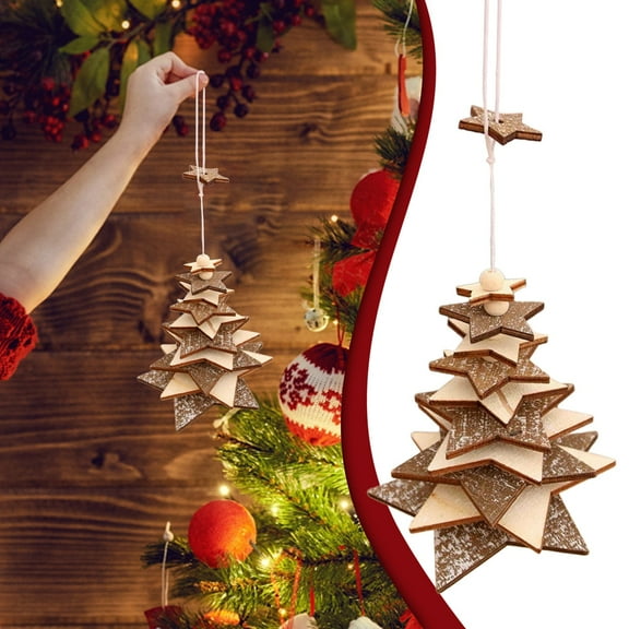 Elegant 3D Wind Chime Hanging Ornament for Festive Home Holiday