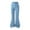 Light Blue, variant on LIJCC Teen Girls Skinny Flared Jeans Solid Color Slim Fit Stretch Bell-Bottom Trousers Fashion Elastic High Waist Denim Pants(Dark Blue,15-16 Years)