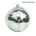 thumbnail image 5 of US 12" Mirror Glass Disco Ball Large Home Party Club DJ Dance Stage Lighting, 5 of 9
