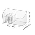 thumbnail image 3 of Cosmetic Storage Organizer Display Tray With Removable Dividers For Vanity Countertop Bathroom Cabinet, 3 of 9