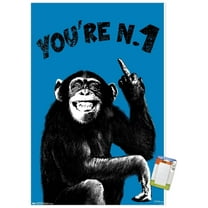Chimpy - You're Number One Wall Poster, 14.725" x 22.375"