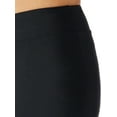 RELLECIGA Women's Black High Waisted Board Shorts Boyshorts Swim