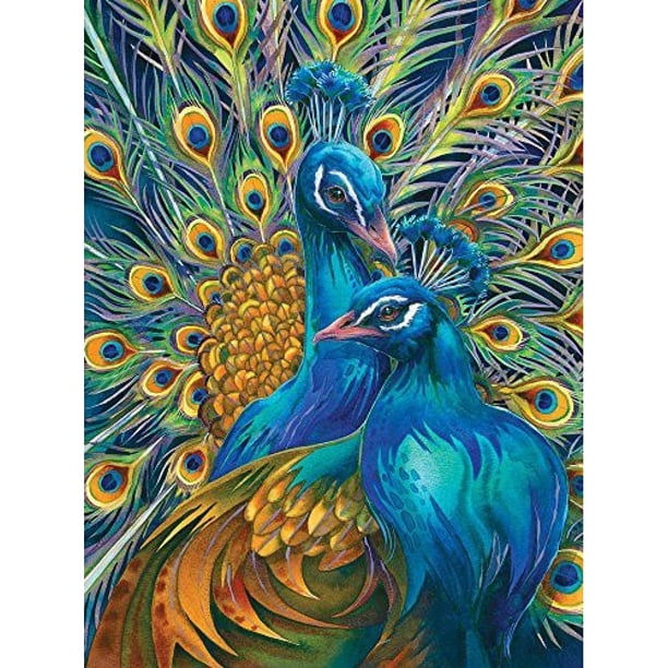 Cuadros Decorativos (DF3629) 5D DIY taladro completo diamante pintura pájaro bordado mosaico artesanía Kits (w619) 45x60cm Wdftyju embutido en tela