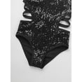 thumbnail image 7 of CHICTRY Girls Sequined Gymnastics Leotard Strappy Waist Dance Costume, 7 of 7