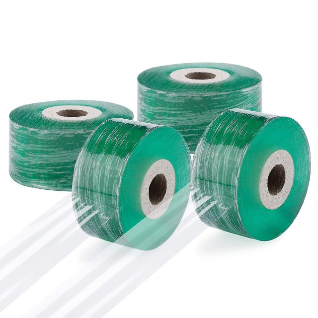 2.5CM 4 Uds cintas de injerto película de injerto, película de floristería transparente estirable membrana de injerto autoadhesiva para jardín Botao